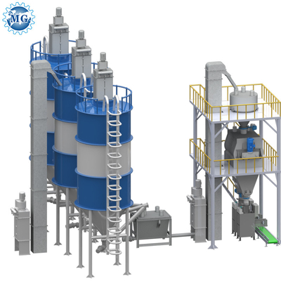 Εγκαινιοποιημένο PLC 10-30 T / H Σκουρό μίγμα σκόνης οξύ εργοστάσιο τοίχος πλύση άμμου τσιμέντου μικτήρα κεραμικών κεραμικών κεραμικών κεραμικών επιχρίσεων αυτοκόλλητη γλάστρα κατασκευής μηχανή