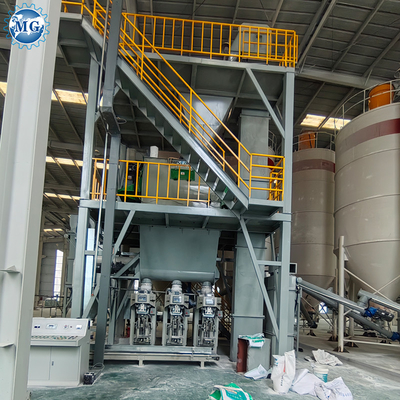 Πλήρης αυτόματος έλεγχος PLC στεγνό κονίαμα σκόνη αναμειγνύοντας πλακάκια κολλήματος μηχανή