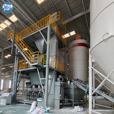 Πλήρης αυτόματος έλεγχος PLC στεγνό κονίαμα σκόνη αναμειγνύοντας πλακάκια κολλήματος μηχανή