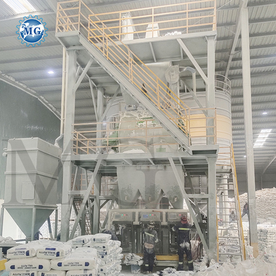 Εγκαινιοποιημένο PLC 10-30 T / H Σκουρό μίγμα σκόνης οξύ εργοστάσιο τοίχος πλύση άμμου τσιμέντου μικτήρα κεραμικών κεραμικών κεραμικών κεραμικών επιχρίσεων αυτοκόλλητη γλάστρα κατασκευής μηχανή