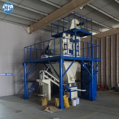 Ελεγχόμενο από PLC εργοστάσιο στεγνής ανάμειξης σκόνης με δύο άξονες μεικτήρα πέλματος τοίχος άμμος από σιδηρόλιθο κεραμικά πλακάκια αυτοκόλλητη κατασκευή μηχανή