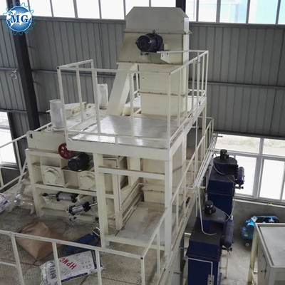 Ελεγχόμενο από PLC ημιαυτόματο στεγνό μείγμα σκόνης κονίαμα Μείγμα εργοστάσιο τοίχος άμμος από λιπαντικό τσιμέντο σύρμα Μείγμα κεραμικών πλακιδίων κόλλα κατασκευή μηχανή