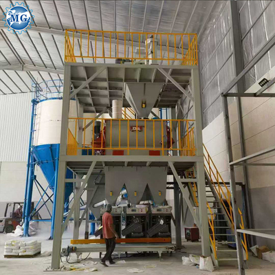 Αυτοματοποιημένο 10-20TPH ξηρό σίδηρο εργοστάσιο άμμο τσιμέντο Mixer πλακάκια κολλήματος μηχανή
