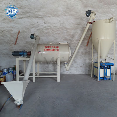 10-15 λεπτά / παρτίδα ξηρό ορυχείο αναμειγνύοντας εργοστάσιο τοίχος γύψος γύψος σκόνη γύψος Skim Coat Cement Mixer Tile Adhesive Grout Glue Making Machine