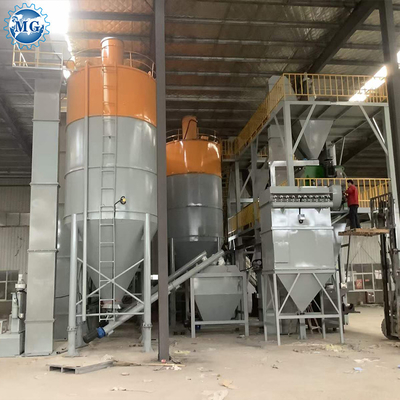 120kw ενέργεια - ξηρά μηχανή 50t κονιάματος αποταμίευσης/Putty τοίχων εγκαταστάσεων Χ παλτό αφρού ασβεστοκονιάματος