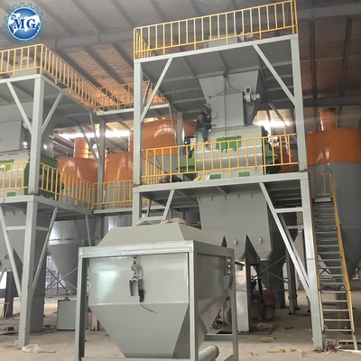 Μηχανή πρόσδεσης πλακιδίων 80-120KW για έργα κατασκευαστικών υλικών με χωρητικότητα ανάμειξης 10-30T/H