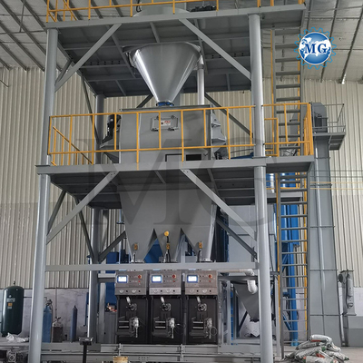 Υψηλής αποτελεσματικότητας PLC έλεγχο ξηρό μείγμα σκόνη κονίαμα αναμειγνυτικό εργοστάσιο τοίχος άμμος λιπαντικό τσιμέντο γύψο αναμειγνυτής κεραμικά πλακάκια κολλήματα κατασκευή μηχανή