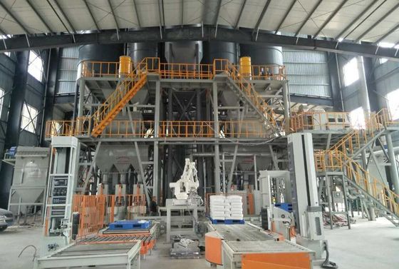 Κόλλα κεραμιδιών σκονών 30T/H ασβέστη που κάνει τη μίξη κονιάματος μηχανών