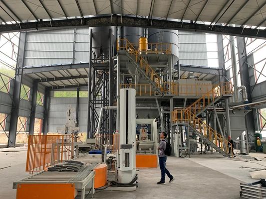 Αυτόματες εγκαταστάσεις κατασκευής κεραμιδιών συγκολλητικές με Palletizing η ξηρά μηχανή μίξης κονιάματος