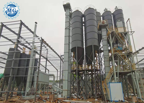 Flyash που δίνει την ξηρά γραμμή παραγωγής 15T/H 90KW κονιάματος
