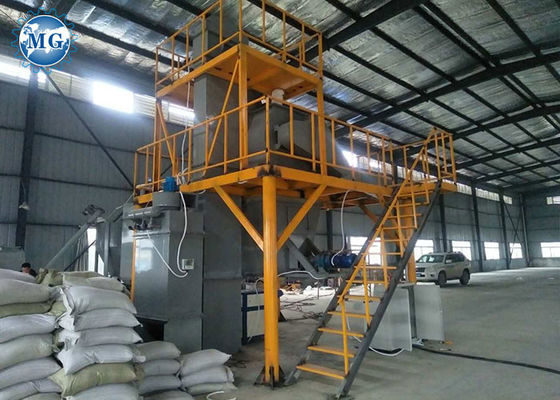 Δίδυμες Putty κεραμιδιών άξονων συγκολλητικές ξηρές εγκαταστάσεις 8T/H κονιάματος μιγμάτων 8m ύψος