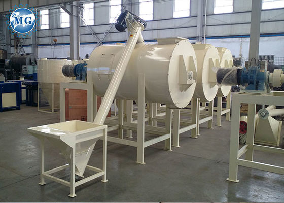 4T/H ξηρά αυτόματη μίξη γραμμών παραγωγής 25KW κονιάματος
