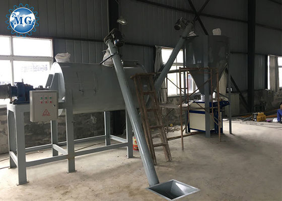 2-4T/H ξεράνετε τη γραμμή παραγωγής κονιάματος με την αυτόματη μηχανή συσκευασίας βαλβίδων