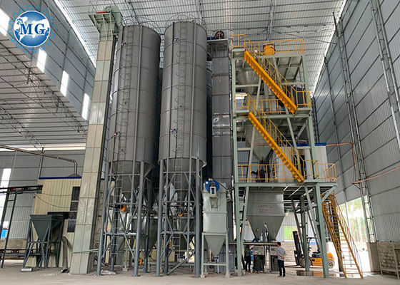 10-20 T/H αυτόματο ξηρό Putty τοίχων εγκαταστάσεων κονιάματος μιγμάτων που κατασκευάζει τη μηχανή