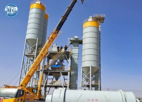 Αυτόματη 25T/H ξηρά μιγμάτων κονιάματος γραμμών παραγωγής παραγωγή σκονών κεραμιδιών συγκολλητική